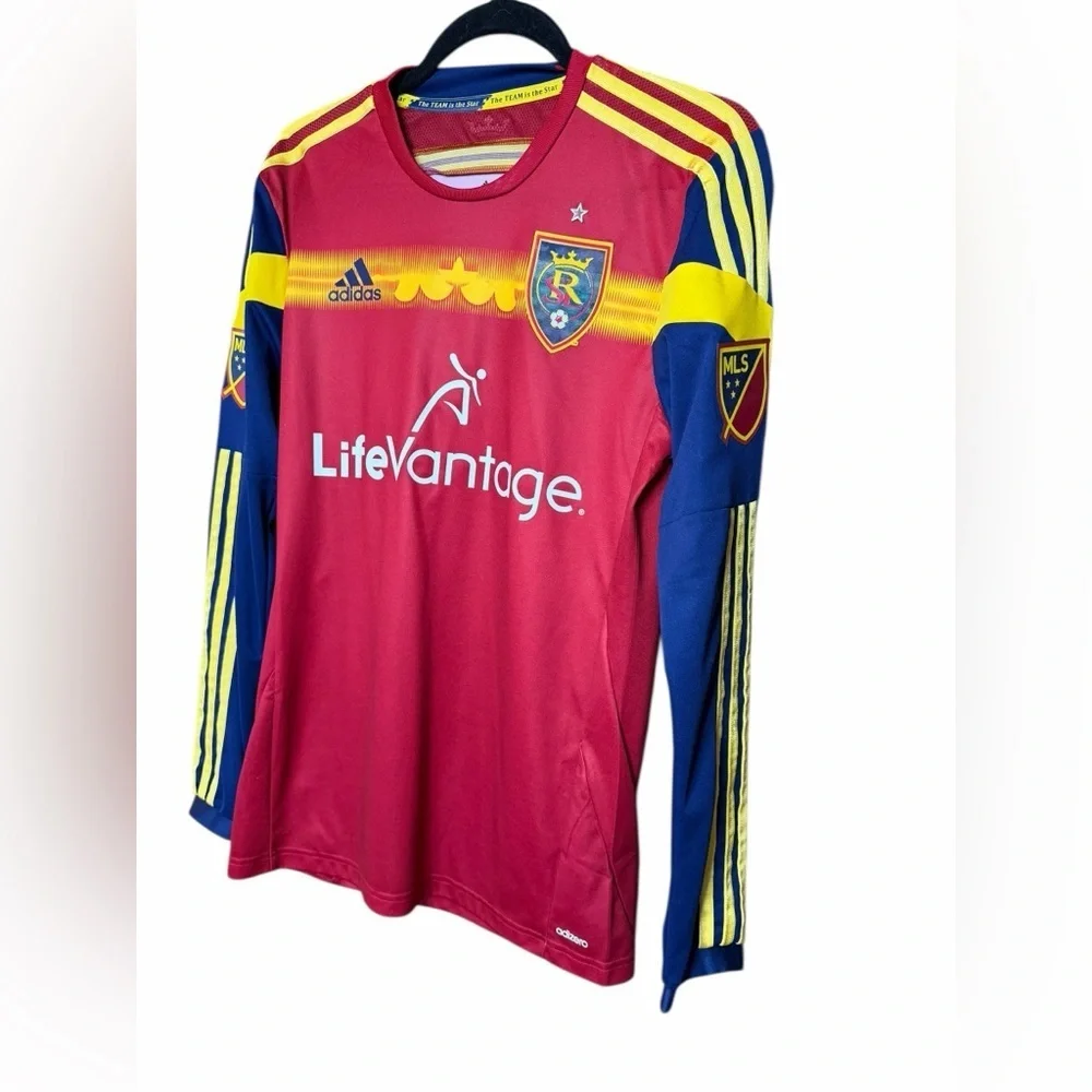 Adidas LifeVantage Real salt lake soccer long sleeve jersey size-small